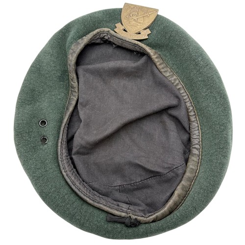 89 - Withdrawn - A WW2 Free French Commando Beret of the 1st er Bataillon de Fusiliers Marins Commandos. ... 