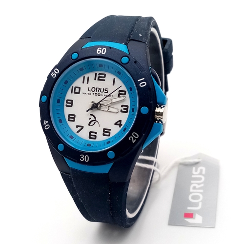 1316 - A Novak Djokovic Lorus Sports Watch. Replacement Battery Fitted February 2025. Complete with Tag, In... 