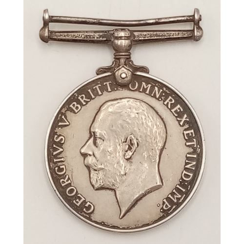 1299 - A WWI Silver George V Service Medal. Awarded to DVR W. Dawson.