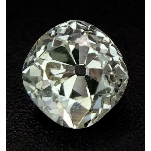 112 - A 1.4ct Old Cut Diamond. Tinted, high grade.