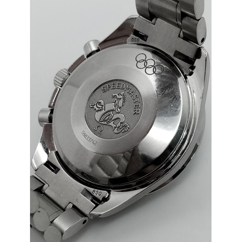154 - An Omega Seamaster Automatic Gents Watch. Model 3513.2000. Calibre 1152. Stainless steel bracelet an... 