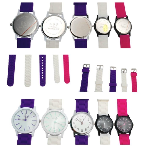 783 - Five D and S Funky Fashion Watches. All in excellent condition but in need of batteries so as found.