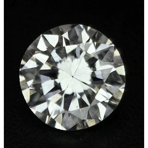 410 - A 0.414ct Round Brilliant Cut Diamond. VVS2 clarity, G colour. Comes with IDL certificate.