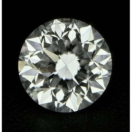 406 - A 0.403ct Round Brilliant Cut Diamond. SI2 clarity, F colour. Comes with IDL certificate.