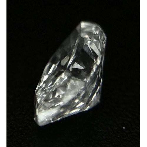 699 - A 0.354ct Marquise Shape Diamond. SI1 clarity, E colour. Comes with IDCL certificate.