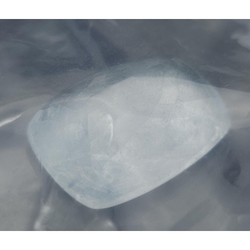 361 - An Impressive 107.45ct Aquamarine Gemstone. AIG Milan Certified - Sealed.