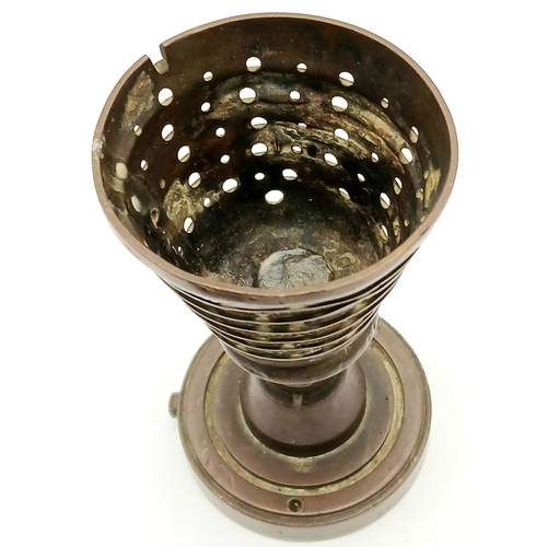 753 - A WW1 Trench Art Egg Cup & Bullet Lighter. UK Mainland Shipping Only