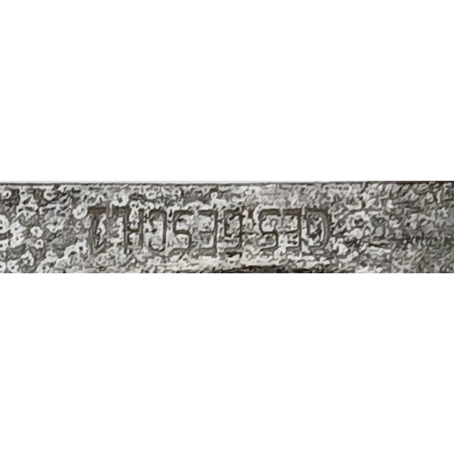 785 - A WW2 German DRK (Red Cross) Buckle and leather Tab Dated 1942. Buckle Marked GES.Gesch. The tab has... 