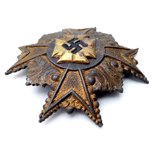 792 - A WW2 3rd Reich Woman’s Large Patriotic Brooch.