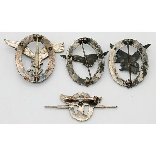 819 - Four Re-Enactor German Badges. Ideal as space fillers as they do look good.