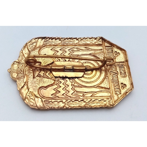 831 - A WW1 Imperial German Shooting Federation Badge.