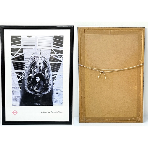 1715 - Nine London Underground Tube Posters - All framed. Largest size in frame - 63 x 88cm.
