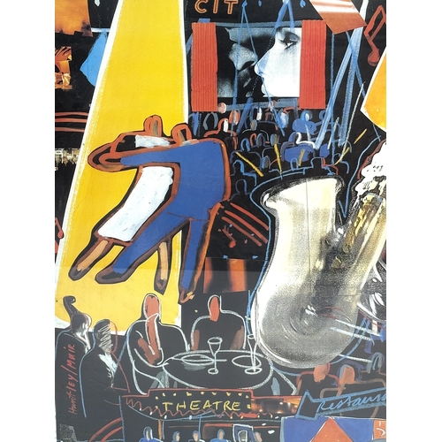 1715 - Nine London Underground Tube Posters - All framed. Largest size in frame - 63 x 88cm.