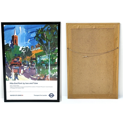 1715 - Nine London Underground Tube Posters - All framed. Largest size in frame - 63 x 88cm.