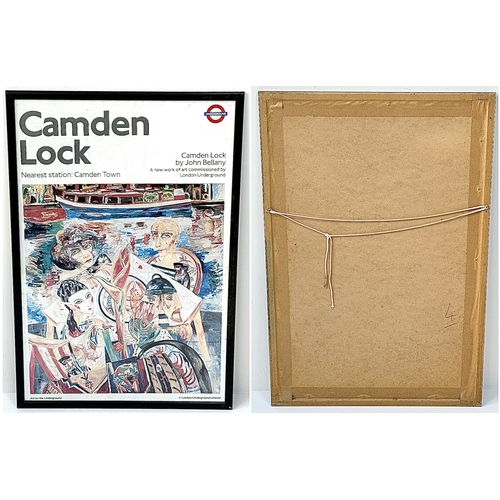 1715 - Nine London Underground Tube Posters - All framed. Largest size in frame - 63 x 88cm.
