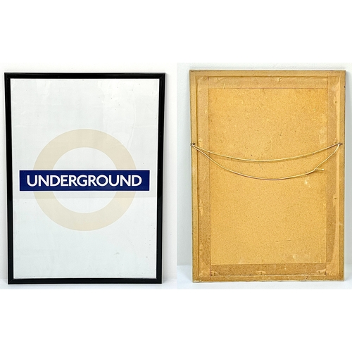1715 - Nine London Underground Tube Posters - All framed. Largest size in frame - 63 x 88cm.