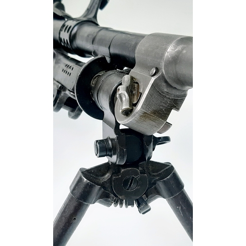 1385 - A British 1943 (Deactivated) Enfield Bren MK1 Light Machine Gun with Tripod. This 24 inch barrel .30... 