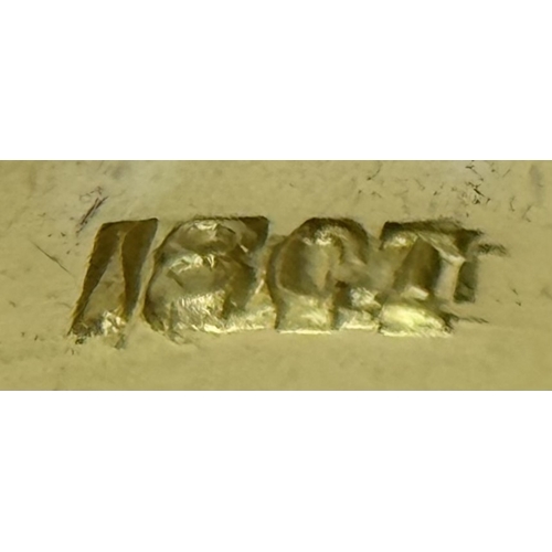 220 - An 18K Diamond Pave Signet Ring. c.1ctw of round brilliant cut diamonds. Size R 1/2. 13.3g total wei... 