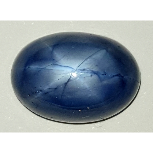 223 - An 11.48ct Oval Cabochon Star Sapphire. Ref: M 24