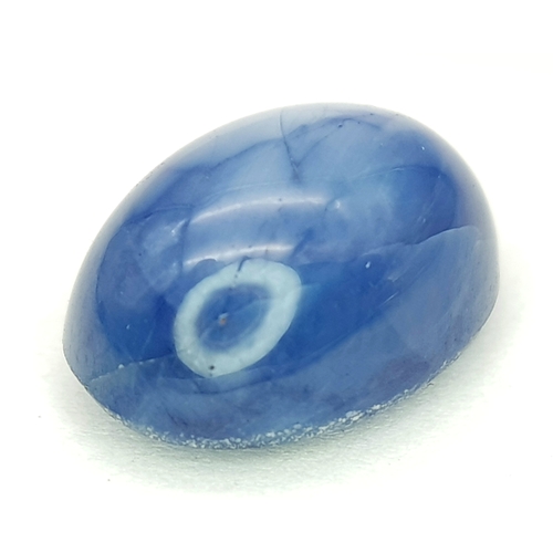 223 - An 11.48ct Oval Cabochon Star Sapphire. Ref: M 24