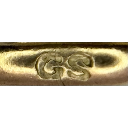 231 - Beautiful 9 CARAT GOLD SAINT CHRISTOPHER CHARM/PENDANT. Having attractive double looped surround. 1.... 