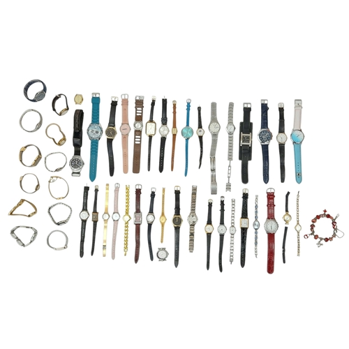 221 - Large selection of WRISTWATCHES to be sold for Spares and Repairs. To include Seiko and Montine.  So... 