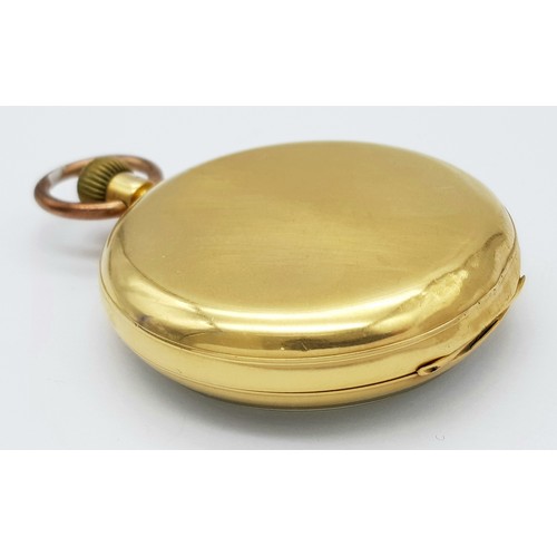 2 - AN 18K GOLD THOMAS RUSSELL AND SON, EARLY 20TH CENTURY POCKET WATCH - ORIGINALLY SOLD BY MAPPIN AND ... 