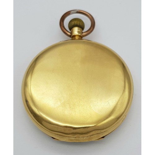 2 - AN 18K GOLD THOMAS RUSSELL AND SON, EARLY 20TH CENTURY POCKET WATCH - ORIGINALLY SOLD BY MAPPIN AND ... 