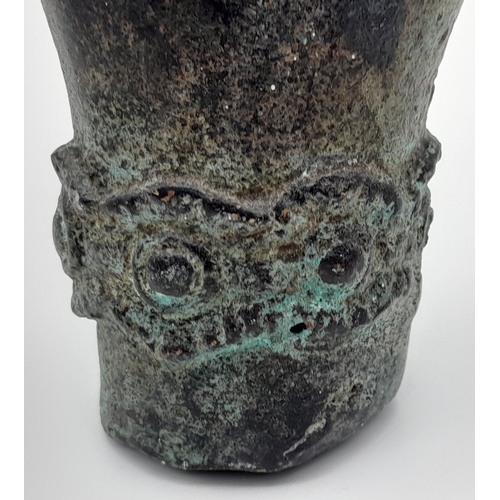 148 - An Antique Bronze Hand of Buddha Figure - In the 'Vitarka Mudra, a gesture symbolising teaching and ... 