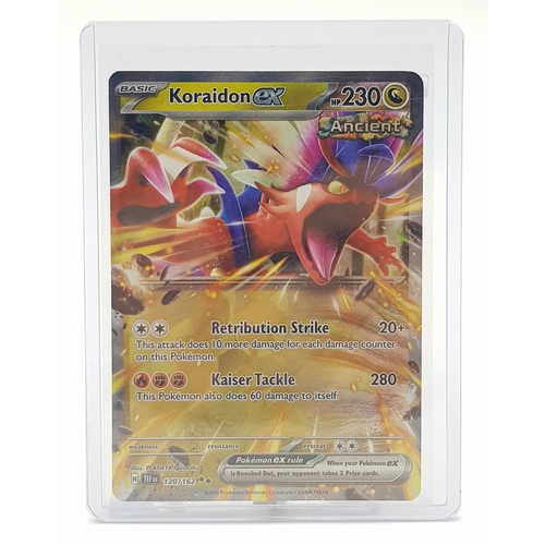 155 - 6 Encapsulated Pokémon Cards - Pikachu, Koraidon, Pawmot,  Oinkologne, Great Tusk and Tapu Koko. All... 