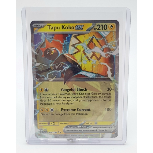 155 - 6 Encapsulated Pokémon Cards - Pikachu, Koraidon, Pawmot,  Oinkologne, Great Tusk and Tapu Koko. All... 