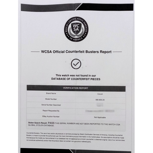 33 - A Corum Admirals Cup Automatic Gents Watch. Stainless steel bracelet and case - 42mm. Silver tone di... 