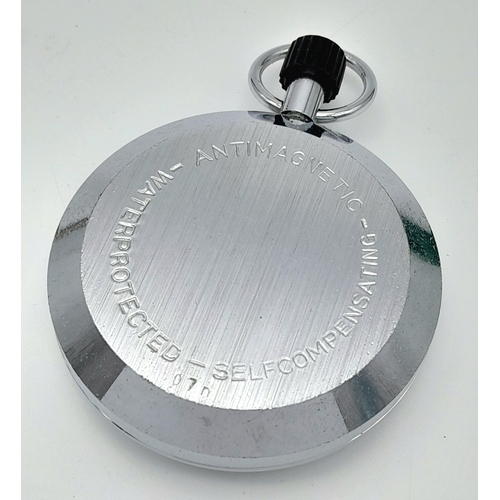 51 - A Vintage German Hanhart - 1/5 Second Stopwatch. Excellent condition in working order. 55mm case.