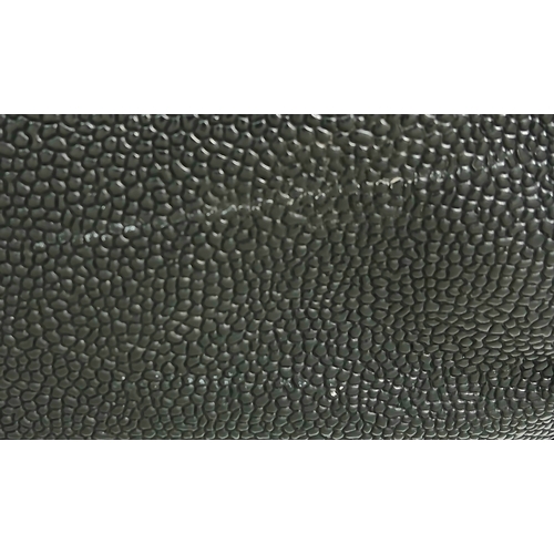 153 - A Mulberry Black Weekend Bag. Pebbled leather exterior with gold-toned hardware, two textile handles... 