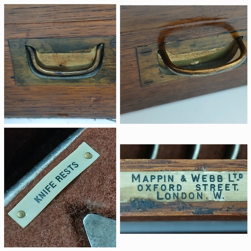 164 - A Mappin and Webb Vintage, Possibly Antique Canteen of Cutlery and Flatware. Fabulous two layered se... 