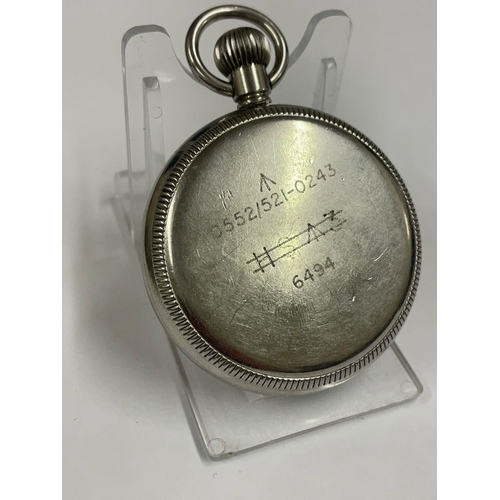 1 - A Military Royal Navy Hydrographic Service Zenith Deck Pocket Watch. In good condition and working o... 