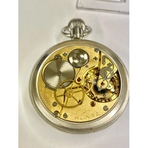 1 - A Military Royal Navy Hydrographic Service Zenith Deck Pocket Watch. In good condition and working o... 