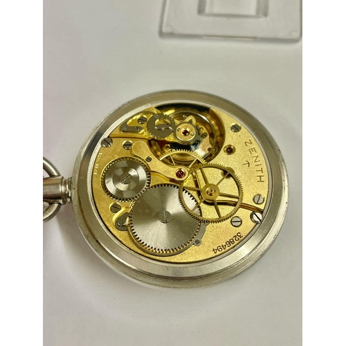 1 - A Military Royal Navy Hydrographic Service Zenith Deck Pocket Watch. In good condition and working o... 