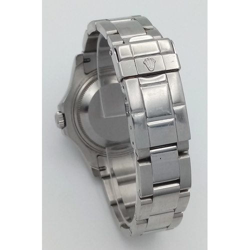 20 - A Rolex Yacht-Master Automatic Unisex Watch. Model 168622. Stainless steel bracelet and case - 36mm.... 