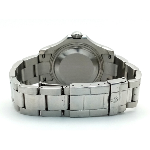 20 - A Rolex Yacht-Master Automatic Unisex Watch. Model 168622. Stainless steel bracelet and case - 36mm.... 