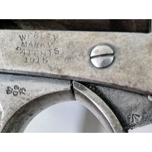 259 - A WWI deactivated Webley and Scott Mk6 .455 service revolver. 6 inch barrel length. UK/EU sales only... 