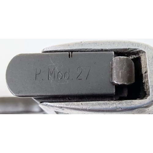 294 - A deactivated CZ MOD 27 self loading pistol, 4 inch barrel length, 0.32 ACP calibre. UK/EU Sales Onl... 