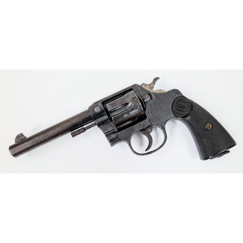 301 - A WWI deactivated new service Colt revolver, 5 inch barrel length, 0.455 calibre, UK/EU Sales Only -... 