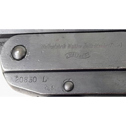 315 - A deactivated Walther single shot flare pistol, 6 inch barrel, 25mm calibre. UK/EU Sales Only - Not ... 