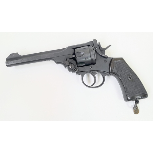 322 - A WW1 deactivated Webley and Scott Mk 6 Revolver, 6 inch barrel, 0.455 calibre. UK/EU Sales Only - N... 