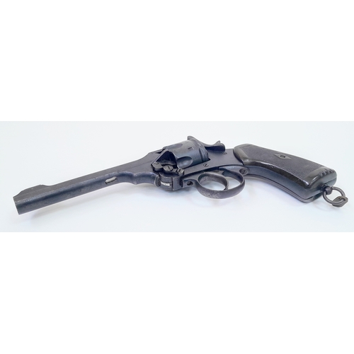 322 - A WW1 deactivated Webley and Scott Mk 6 Revolver, 6 inch barrel, 0.455 calibre. UK/EU Sales Only - N... 