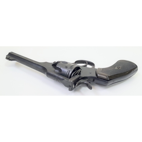 322 - A WW1 deactivated Webley and Scott Mk 6 Revolver, 6 inch barrel, 0.455 calibre. UK/EU Sales Only - N... 