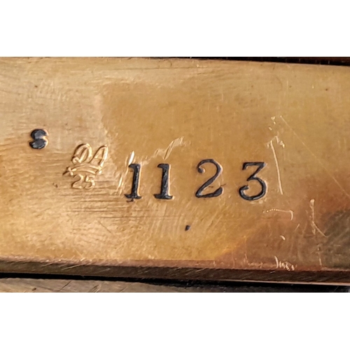 336 - A deactivated Shermuly bell mouth brass single shot flare pistol, 5 inch barrel length, 27mm calibre... 