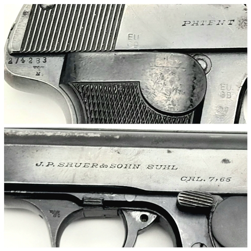 273 - A deactivated Sig Sauer semi-automatic pistol, 3.5 inch barrel length, 0.32 ACP calibre. UK/EU Sales... 