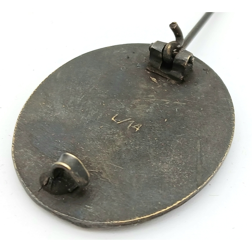 254 - Boxed WW2 German Black (iron) 3rd Class Wound Badge By Ldo. Marked L/14 For the maker: L. Chr. Lauer... 